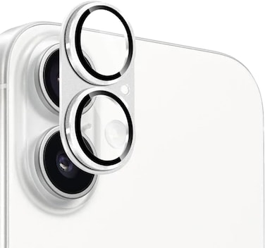Glassology Camera Lens Protector Compatible with iPhone 17 Silver Scratch Resistant, HD Clear, Easy Installation