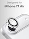 Glassology Camera Lens Protector Compatible with iPhone 17 Air Silver Scratch Resistant, HD Clear, Easy Installation