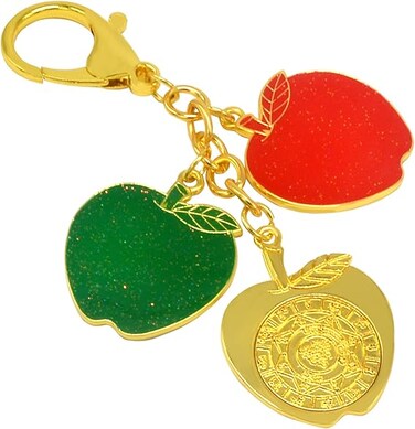 fengshuisale Trinity of Apples Harmony &amp;Balance Peace Good Luck K W5382, Apple, 4.5 x 1.25 in