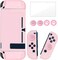 Case for Switch, Soft &amp; Comfortable TPU Grip Protective Cover Case Compatible with Switch Console and Joy-Con Controller (Pink)