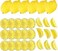 ChicAbode 30 Pcs Fake Lemons, Artificial Simulation Lemons, Lifelike Faux Lemons Slices Blocks, Glossy And Textured, for Kitchen Table Fake Fruit Birthday Wedding Party Decoration, 3 Size