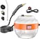 Ponicozy Steam Cleaner, 3800W High Temperature Pressurized Steam Cleaner with 3 Brush Heads, Handheld Portable Steam Cleaners for Kitchen, Bathroom, Carpet, Car and Tile