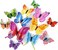 12 Pack 3D Butterfly Wall Decor Set - 4 Sizes Removable Butterfly Wall Sticker Decorations for Cake Cupcake Toppers Birthday Girl Room Decals(colcor mixture)