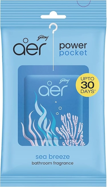 Godrej Aer Power Pocket Bathroom Fragrance - Sea Breeze