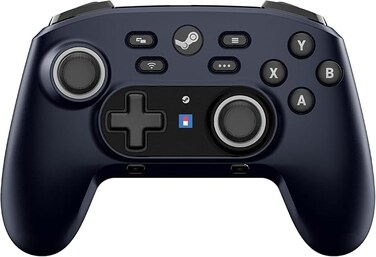 Wireless HORIPAD for Steam (Midnight Black) - Pro Controller Designed for Steam