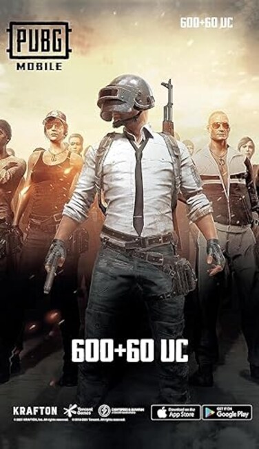 PUBG 600+60 UC $10 [Digital Code]