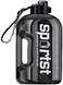 Azonee 4L Water Bottle, Big Water Bottle Gym Water Bottle With Handle Large Capacity Sucked &amp; Sipped Sports Fitness Water Barrel Portable Plastic Pot Big Belly Water Cup