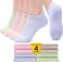Pilates Socks for Women, Non-slip &amp; Straps Yoga Athletic Socks with Grip for Women Grippers Socks, Barre Barefoot Workout Hospital