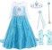 Princess Costumes Girls Dress for Toddler Children Birthday Party Halloween Christmas Cosplay Outfits Adventure Clothes Long Sleeves 2-10 Y
