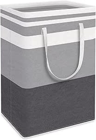 Gardezi Laundry Basket with Handles - Large 75L Collapsible and Waterproof Laundry Bag Foldable Hamper for Toys, Blankets Dirty Clothes Bin For Bathroom Organizer 20x16x12 inches