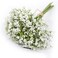 LAROKO Artificial Flowers, Babys Breath Fake White Flowers Artificial Bulk, Real Touch Faux Babies Breath Gypsophila Bouquet for Wedding Floral Arrangement Party Decor 12Pcs