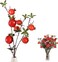Artificial Pomegranate Branch, Highly Lifelike Simulation for Home &amp; Party Decoration, Realistic Faux Fruit for Vase Display (1pc Pomegranate Branch)