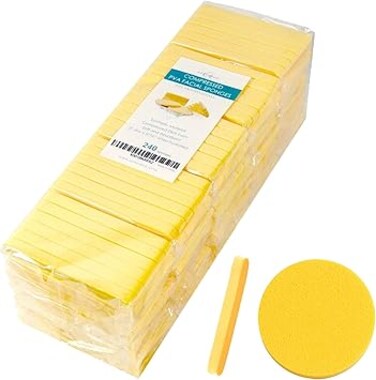 APPEARUS Facial Sponges - 240 Count - PVA Compressed Face Sponge for Face Wash Cleansing, Exfoliating, Mask, Makeup Removal