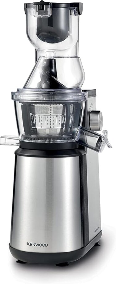 Kenwood Pure Juice Pro Slow Juicer, Metal, Jmm70.000Bk, Silver