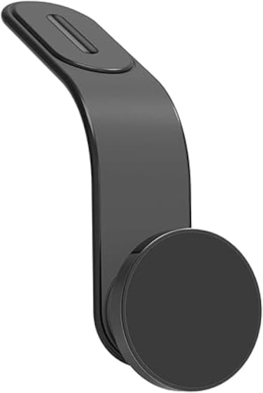 Universal Magnetic Phone Holder for Car - 360&deg; Rotating Bendable Aluminum Arm Car Mount, Strong Magnetic Grip Phone Stand Compatible with All Car Models (Black)