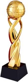 Trophy Corporate Annual Meeting Trophy School Team Competition Trophy Office Decorations (Gold 30cm)