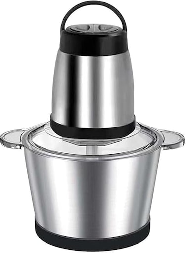 Electric Food Chopper and Meat Grinder, 2L Capacity, 500W, Stainless Steel