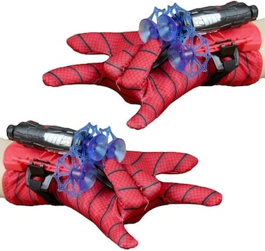 Plastic Hero Wrist Spiderman Web Launcher Gloves with Wrist Ejection Cosplay