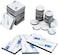 Double Sided Foam Tape Strong Pad Mounting,Black Self-Adhesive Tape Include Square Round and Rectangular(60Pcs)