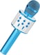 Kids Microphone for Singing, Wireless Bluetooth Karaoke Microphone for Adults, Portable Handheld Karaoke Machine, Toys for Boys and Girls Gift for Birthday Party (Blue)