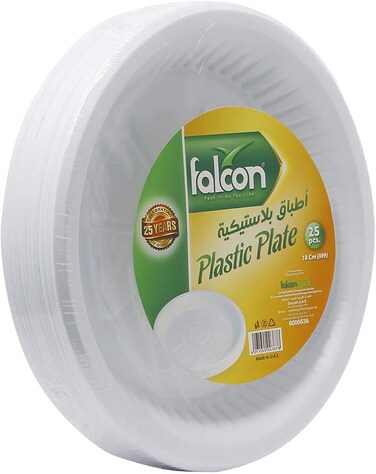 Plastic Plates - 25 Pieces