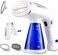 Arabest Clothes Steamer Handheld, 1600W Portable Foldable Hand Held Steamers Fabrics Removes Wrinkles with 250ml Large Detachable Water Tank, Fast Heat-up Travel Garment Steamer for Home (Blue)