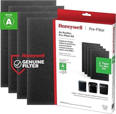 Honeywell Hrf-A100 Air Purifier Pre Kit Filter, 4 Pack