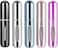 INFLUX Set of 5 Refillable Perfume Bottles, Portable Atomizer Set, 5ml Travel Essentials