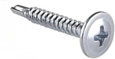 Self Drilling Zinc Wafer Head Screw Pegasus (8 x 1-1/2 Inches, 800, Pcs)