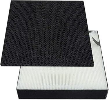 PUREBURG Replacement Filter Set Compatible with DAIKIN MC55VB MCB50YSAU MC55W Air Purifier,H13 True HEPA Deodorization Carbon Air Clean Dust VOCs Odor