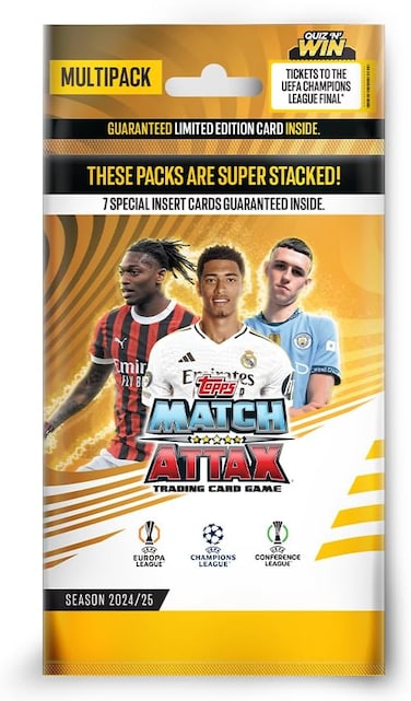 UEFA Champions League Match Attax 24/25 Trading and Collectible Card Game (Multipack)