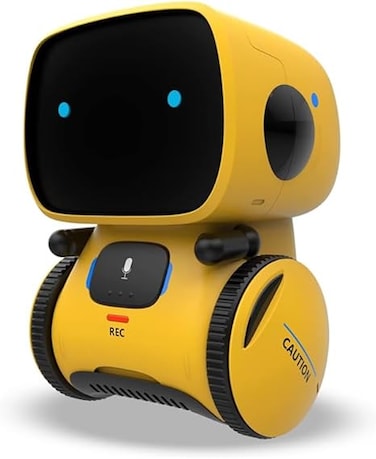 Kids Robot Toys For Kids 3-5 - Smart Talking Robots Intelligent Partner And Teacher With Voice Control And Touch Sensor, Singing, Dancing, Repeating, Gift For Boys And Girls Of Age 3 And Up