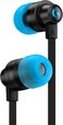 Gaming Earphones with dual audio drivers, in-line mic and volume control, compatible with PC/PS/Xbox/Nintendo/Mobile with 3.5mm Aux or USB-C Port - Black, 981-000924