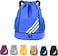 Drawstring Backpack Resistant String Bag Swimming Gym Sports with Compartment Side Mesh Pockets for Women Men