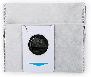 ECOVACS Ddb020008 Antibacterial Vacuum Cleaner Bags for X1 OMNI/X1e OMNI/T20 OMNI Robot Vacuum Cleaners Pack of 3 Original Accessories