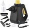 Portable Professional Steam High Pressure Cleaner Multifunction Handheld Steam Cleaner for Carpet Curtains Fabric Sofa (Black)