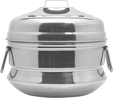 Idli Cooker, Small , Silver, 23 Cm, KKIP0S, Steam Pot , Idli Cooker , Steamer , Iddly, Idly, Iddli