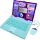 Disney Frozen 2 - Educational and Bilingual Laptop Italian/English - Girls Toy with 124 Activities to Learn, Play Games and Music with Elsa &amp; Anna - Blue/Purple