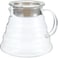 600ml #2 V60"Clear" Heat Resistant Glass Range Coffee Server   Pour Over Coffee Tea Server   Pot Carafe Hand Drip Coffee Jug Decanter  Transparent   Kettle Coffee Maker Teapot