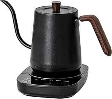 LIMOS Electric Gooseneck Kettle Pour Over Kettle for Coffee and Tea,Ultra Fast Boiling Hot Water Kettle with 5 Temperature Control Presets,304 Stainless Steel,800ML (Black)