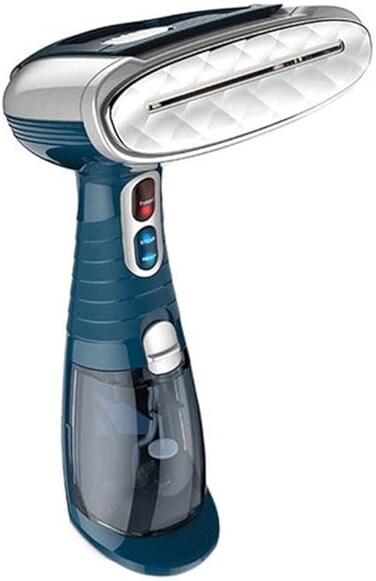 BaByliss Garment Steamer  Powerful 1500w Steaming Performance  Large Water Tank CapACity &amp; Lightweight And Portable Design  4in1 Head Design Used On All Fabrics   GS300SDE(Blue)