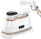 Yakiter 2-IN-1 Iron Steamer for Clothes, 1200W Handheld Size Portable Travel Steamer, 4 Levels Travel Steamer for Clothes with 180ml Water Tank, LED Screen Iron for Travel, Home, Office-1 (White, L)