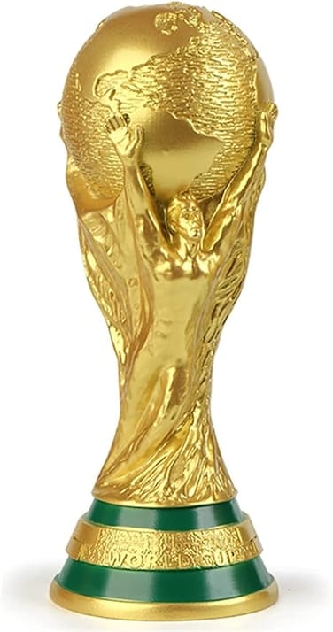 Golden Resin Football Trophy Replica (Color: 36CM)