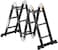 Egardenkart Multi-Purpose Foldable Ladder - 4x3, 12 Steps(Black)