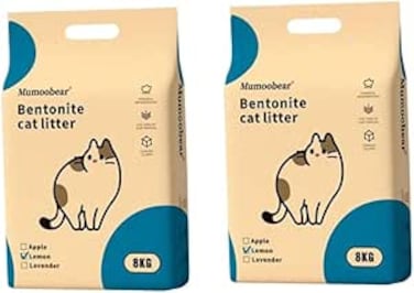 Fresh Scented Bentonite Cat Litter (Lemon, 20 L)