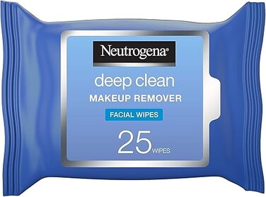 Neutrogena   Makeup Remover Face Wipes   25 Count   Deep Clean, Oil-Free