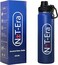 Nxt-Era Stainless Steel Water Bottle: 650ML Insulated Double Walled Metal, Keep Hot and Cold Leakproof Reusable Thermal Bottle for Work, Gym, Travel, Hiking and Sports (Blue/Navy)