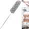 OMIRA Feather Duster, Improved Long Pole Duster (30 to100 inches), Microfiber Bendable Head &amp; Scratch-Resistant Hat for Clean home, Ceiling Fan, High Ceiling, Blinds, Furniture &amp; Car
