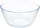 BOROSILICATE ROUND GLASS MIXING BOWL OVEN SAFE MIXING BOWL GLASS SERVING BOWL 1.3 LITER