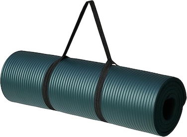 Extra Thick Exercise Yoga Gym Floor Mat with Carrying Strap